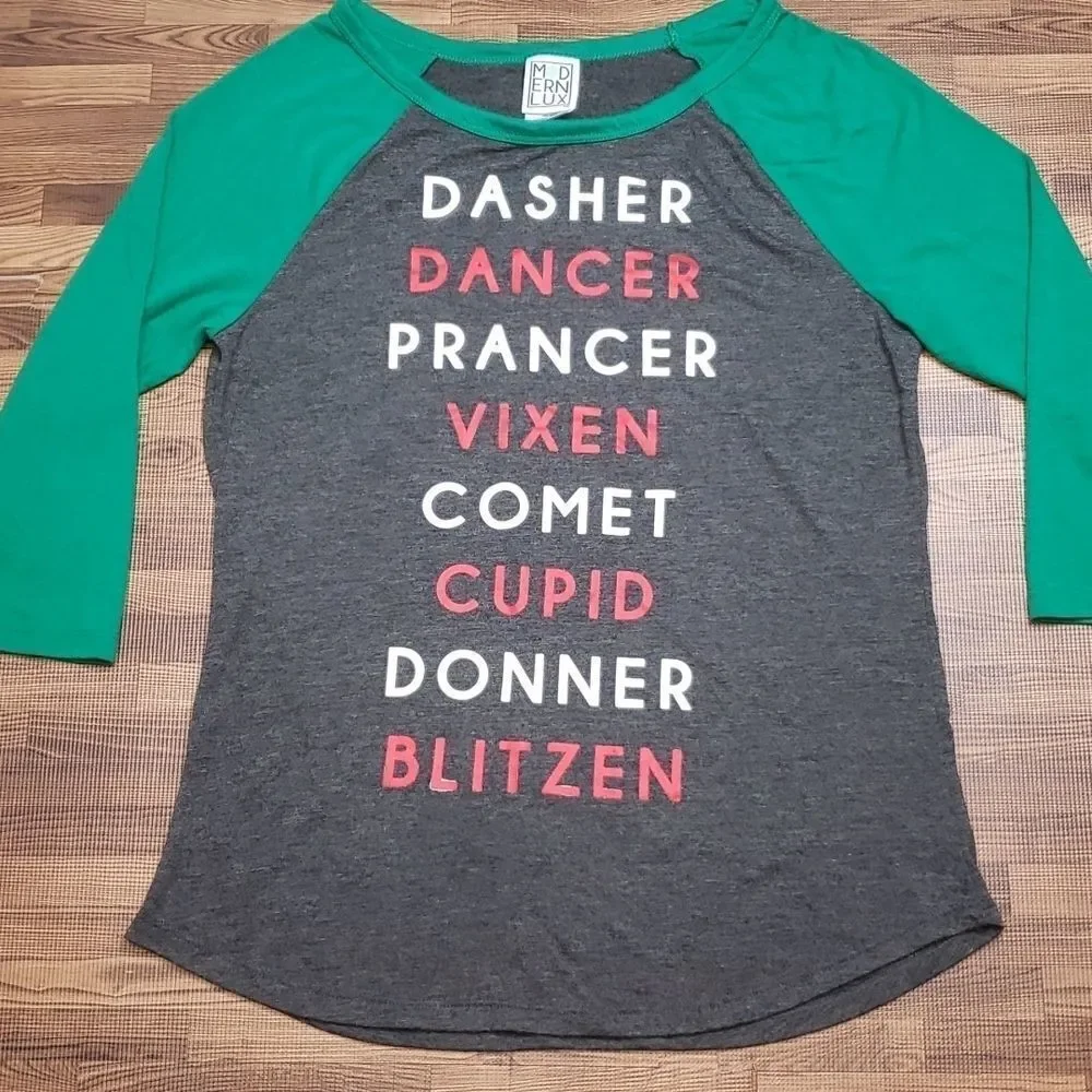 Modern Lux Christmas Shirt size large - Picture 2 of 6